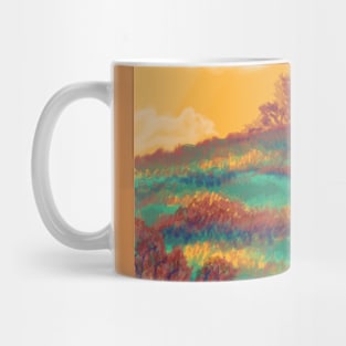 Pangolin in Colorful Savannah Mug